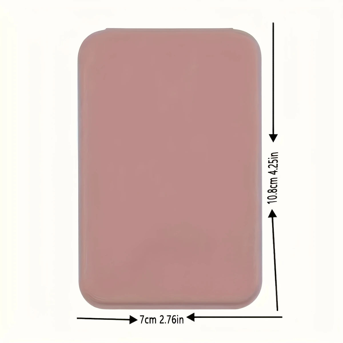 Folding Mini Makeup Mirror with PU Stand
