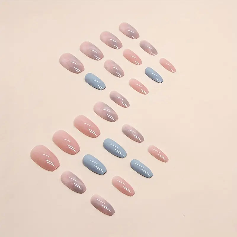 yellotee-ballet-pink-blue-marble-press-on-nails-short