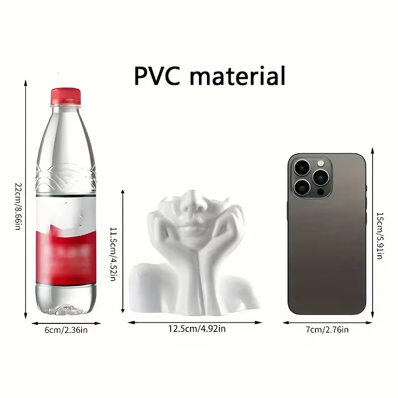 Yellotee Cute Face Makeup Brush Holder Minimalist Organizer