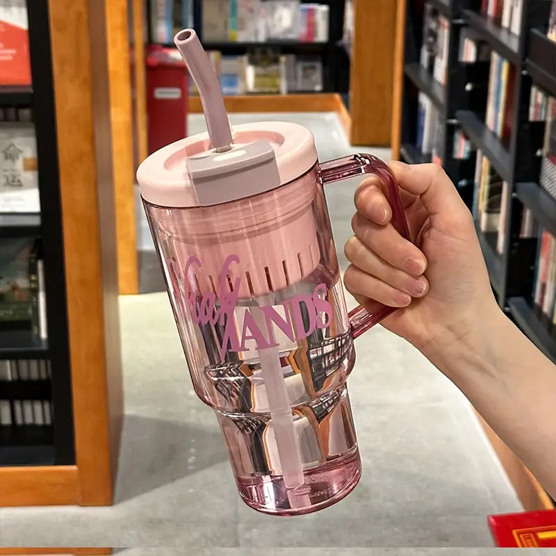 1200ml Large Water Bottle with Straw – Leak-Proof & Durable Travel Hydration Bottle