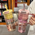 1200ml Large Water Bottle with Straw – Leak-Proof & Durable Travel Hydration Bottle