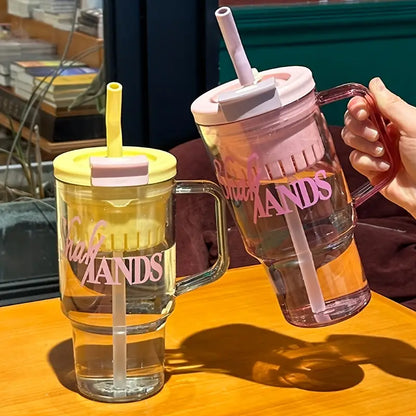 1200ml Large Water Bottle with Straw – Leak-Proof & Durable Travel Hydration Bottle