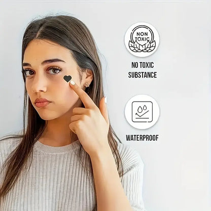 Cute Face Stickers with Pink Love Hearts (24pcs)– Acne & Pimple Covering Stickers
