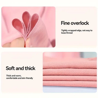 4-Can Set 14oz Stainless Steel Insulated Mugs – Holiday Gift Set with Gloves, Scarf & Dried Flowers