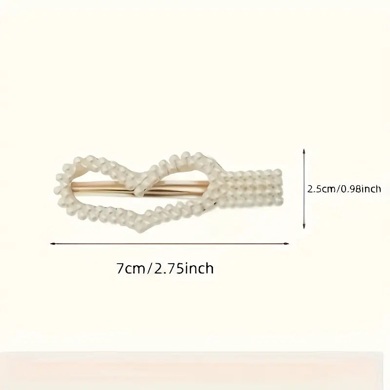 48pcs Cute Hair Clip Set – Elegant Pearl Barrettes for Daily Wear