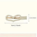 48pcs Cute Hair Clip Set – Elegant Pearl Barrettes for Daily Wear