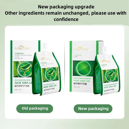 FONCE Organic Pure Aloe Vera Gel – 300g Moisturizing & Soothing Care