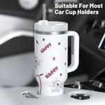 Disney Stitch 40oz Insulated Tumbler – Cute Stainless Steel Cup with Straw