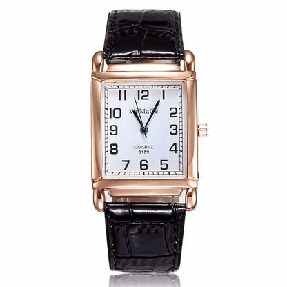 New Square Rose Gold Wrist Watches for Women