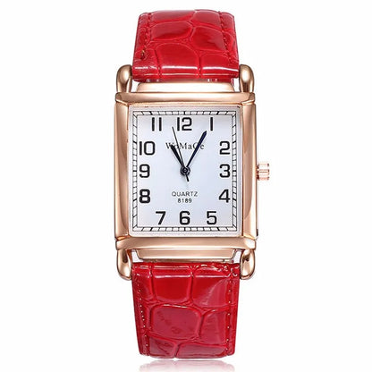 New Square Rose Gold Wrist Watches for Women