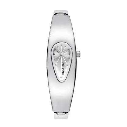 PINTIME Y2K Retro Quartz Watch – Water Drop Design Unisex Wristwatch