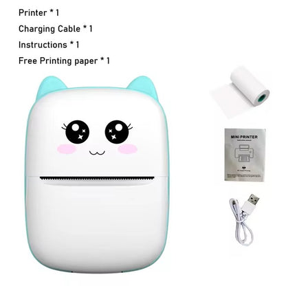 Portable Mini Cat Print Thermal Printer