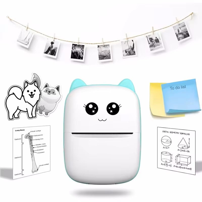Portable Mini Cat Print Thermal Printer