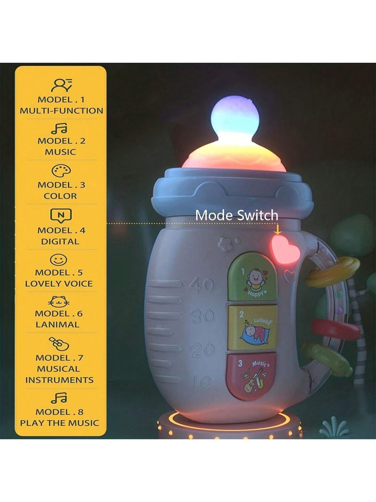 Music Pacifier with Lights for Babies