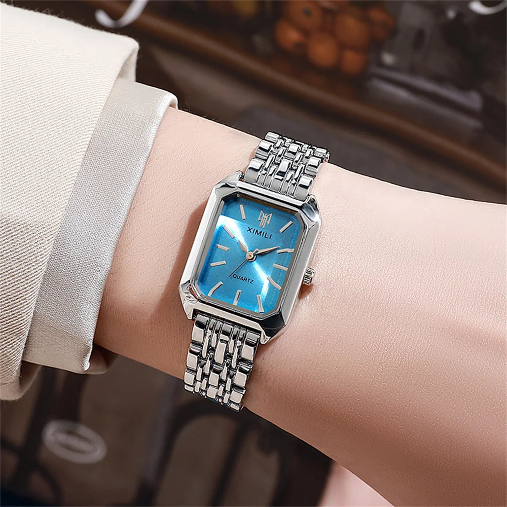 Luxury Ladies' Gold-Plated Quartz Watch
