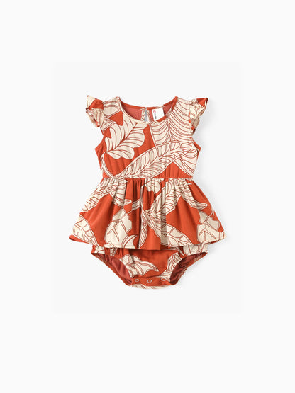 Coral Breeze Family Matching Set (Red)