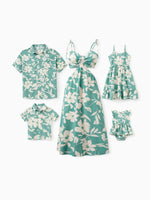 Emerald Leaf family matching set in green, YelloTee