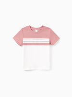Blue Tee & Pink Floral Family Set