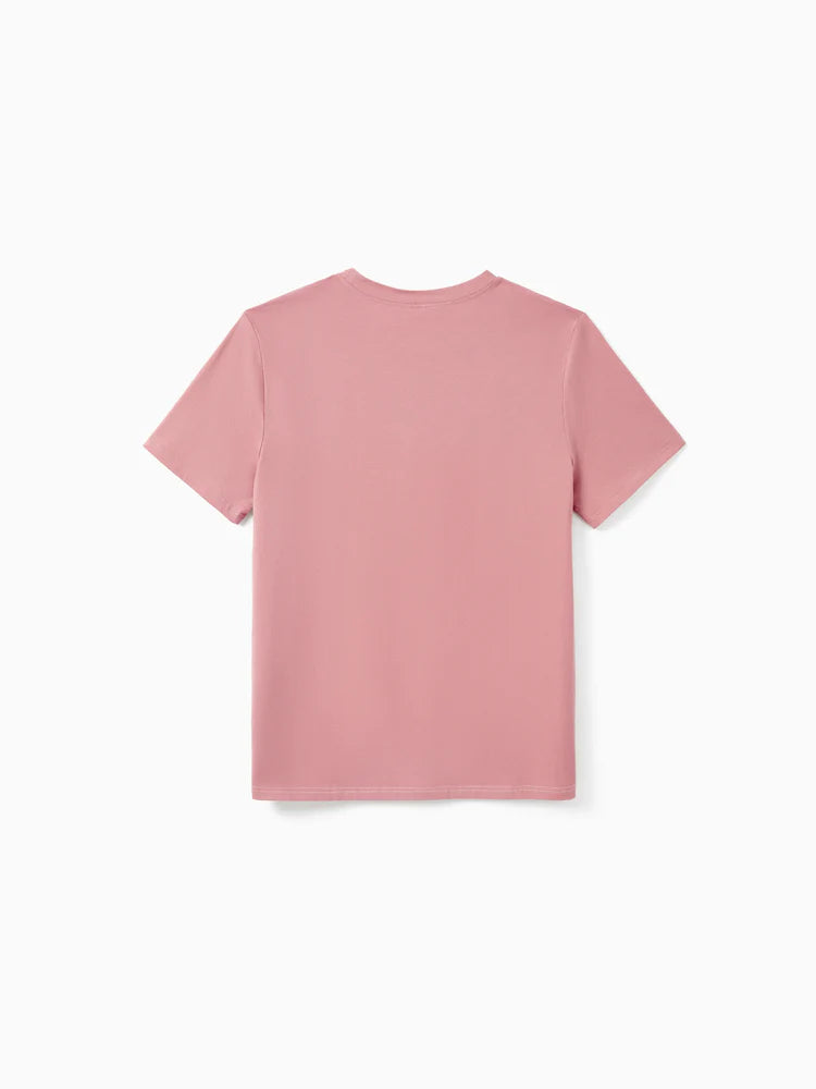 Blue Tee & Pink Floral Family Set