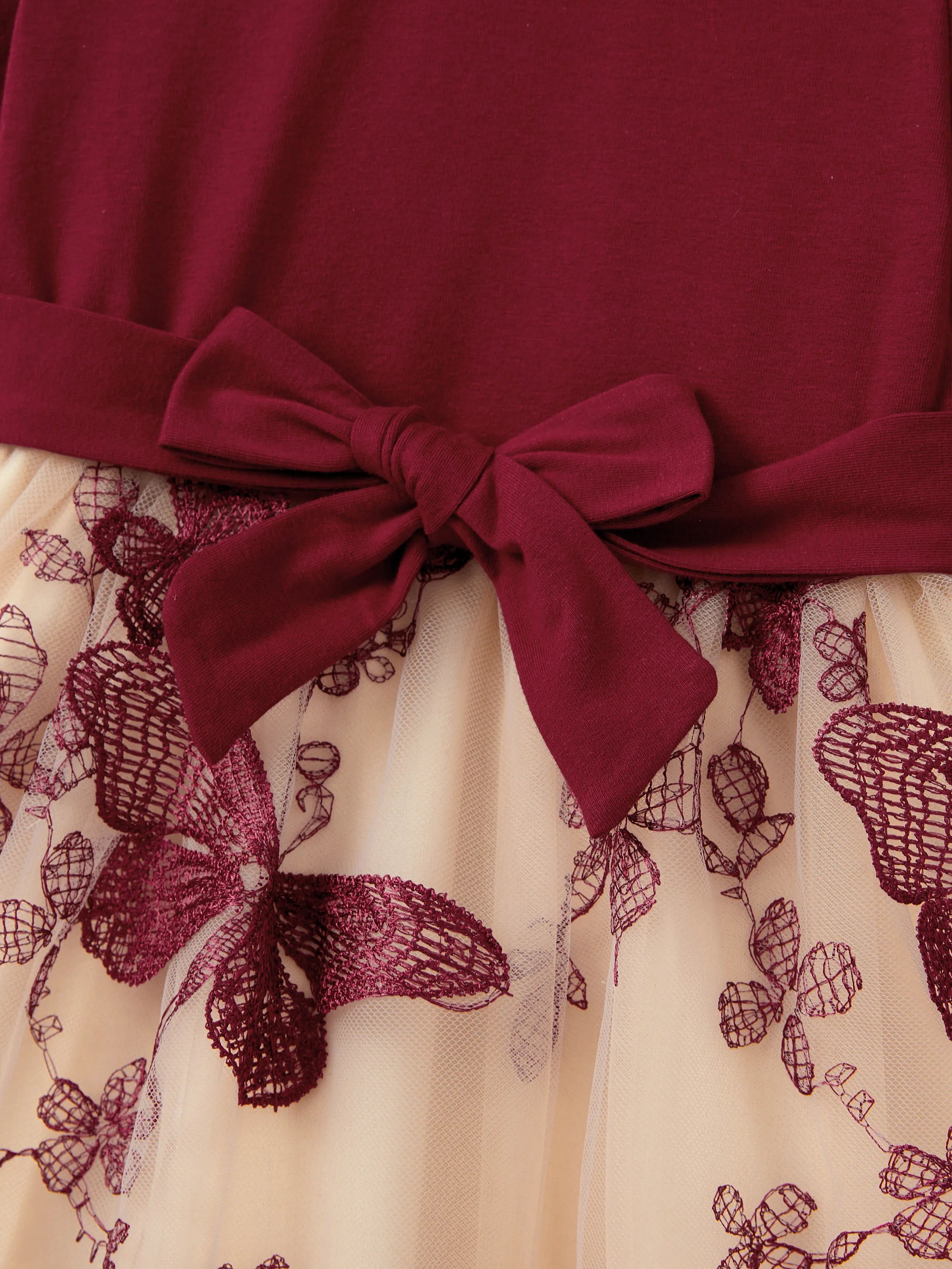 Burgundy Butterfly Family Set