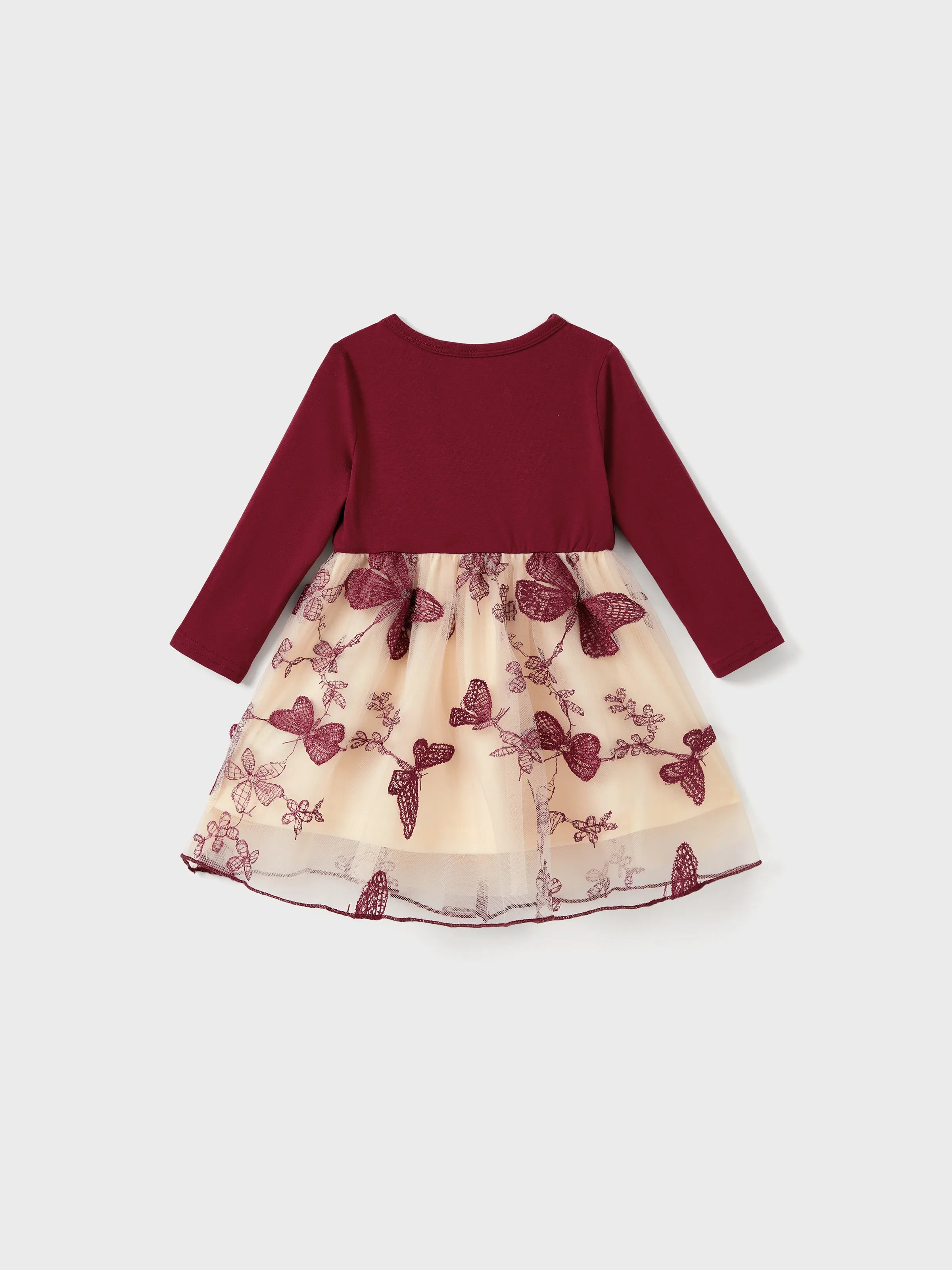 Burgundy Butterfly Family Set