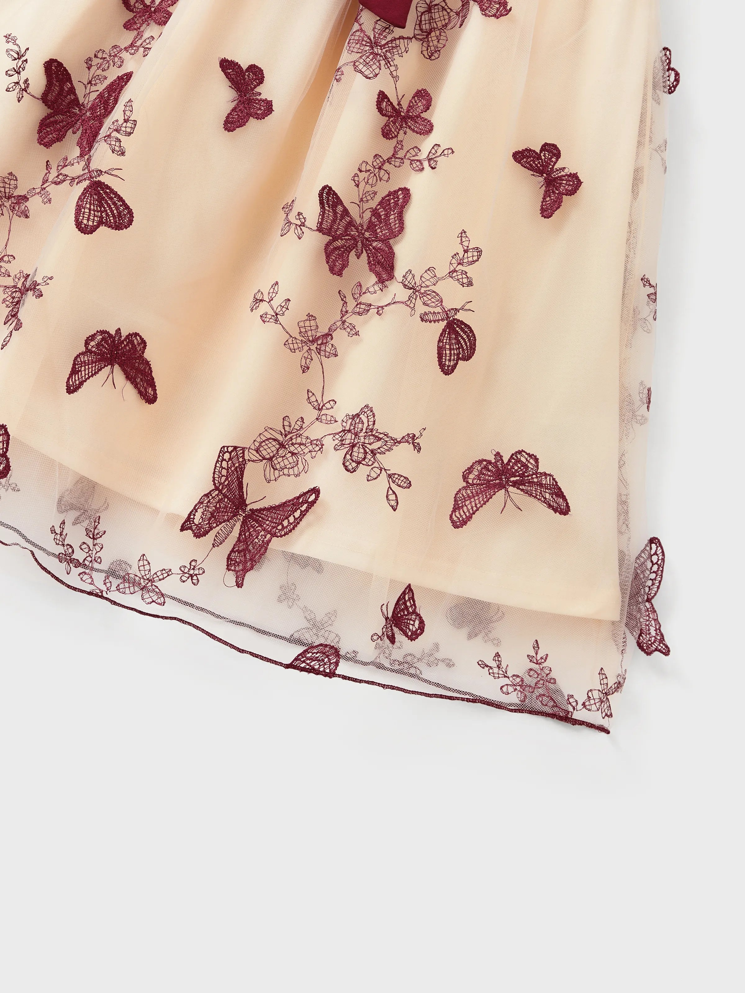 Burgundy Butterfly Family Set