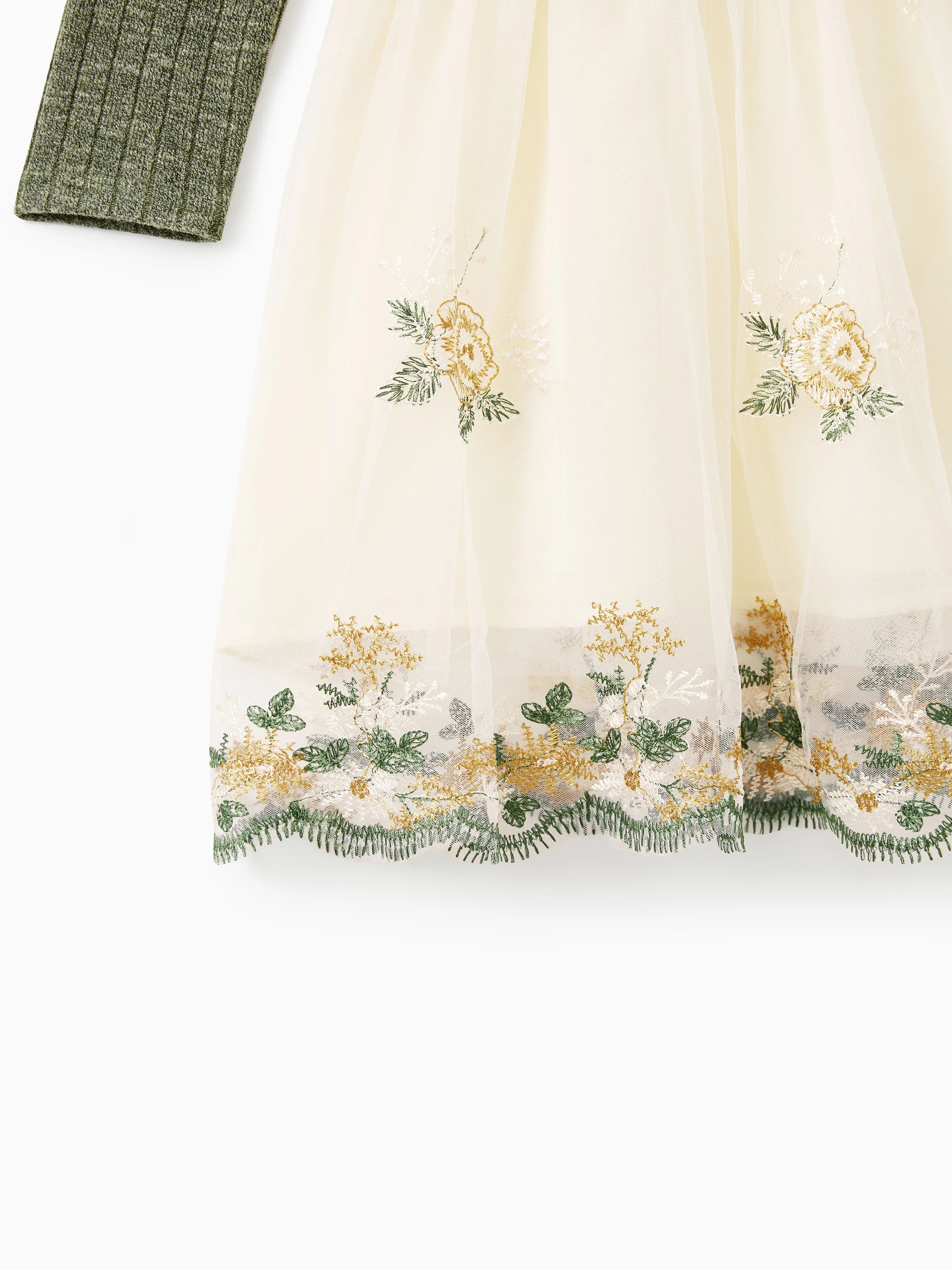 Green Tulle Family Set
