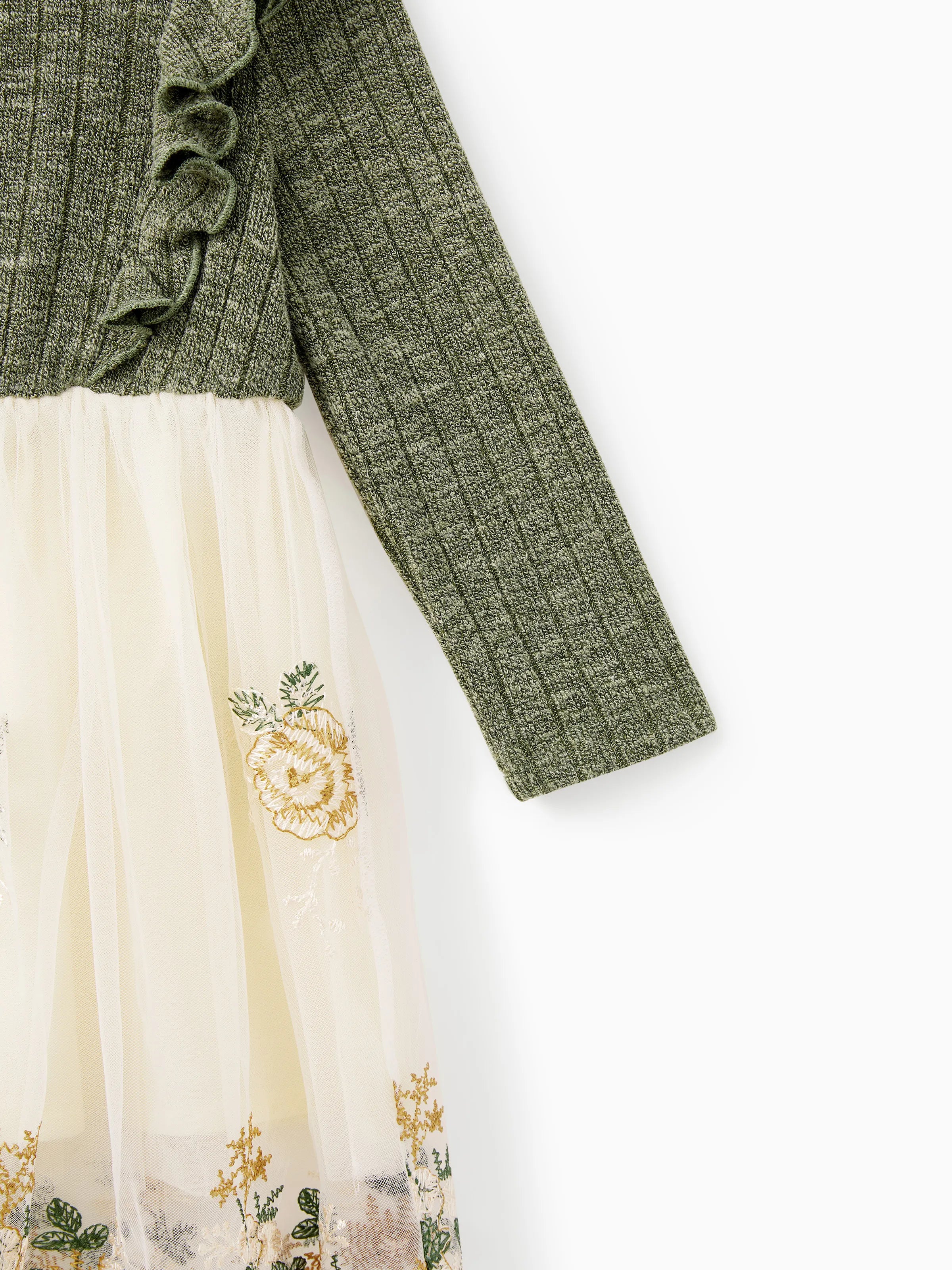 Green Tulle Family Set