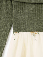 Green Tulle Family Set