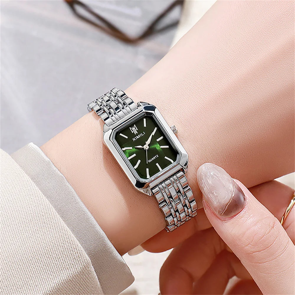 Luxury Ladies' Gold-Plated Quartz Watch