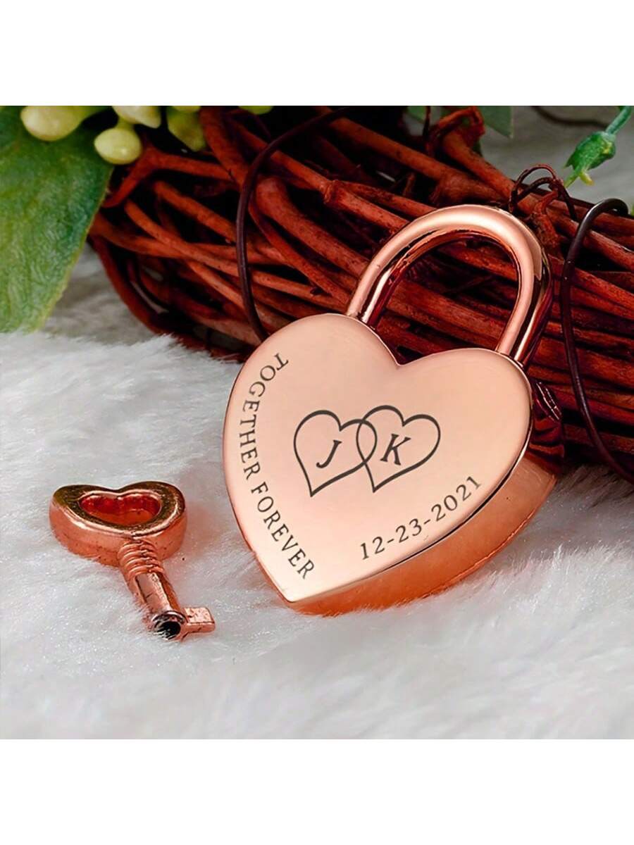 Personalized Heart Love Lock