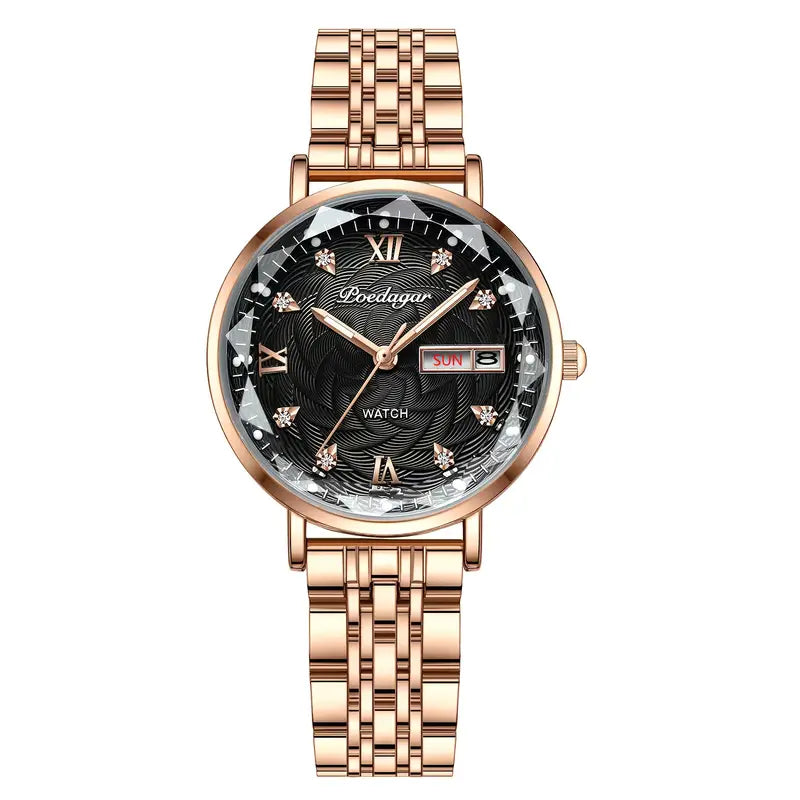 POEDAGAR Women's Luxury Quartz Watch