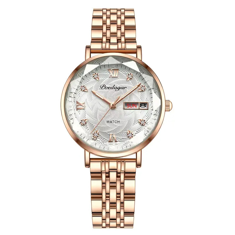 POEDAGAR Women's Luxury Quartz Watch