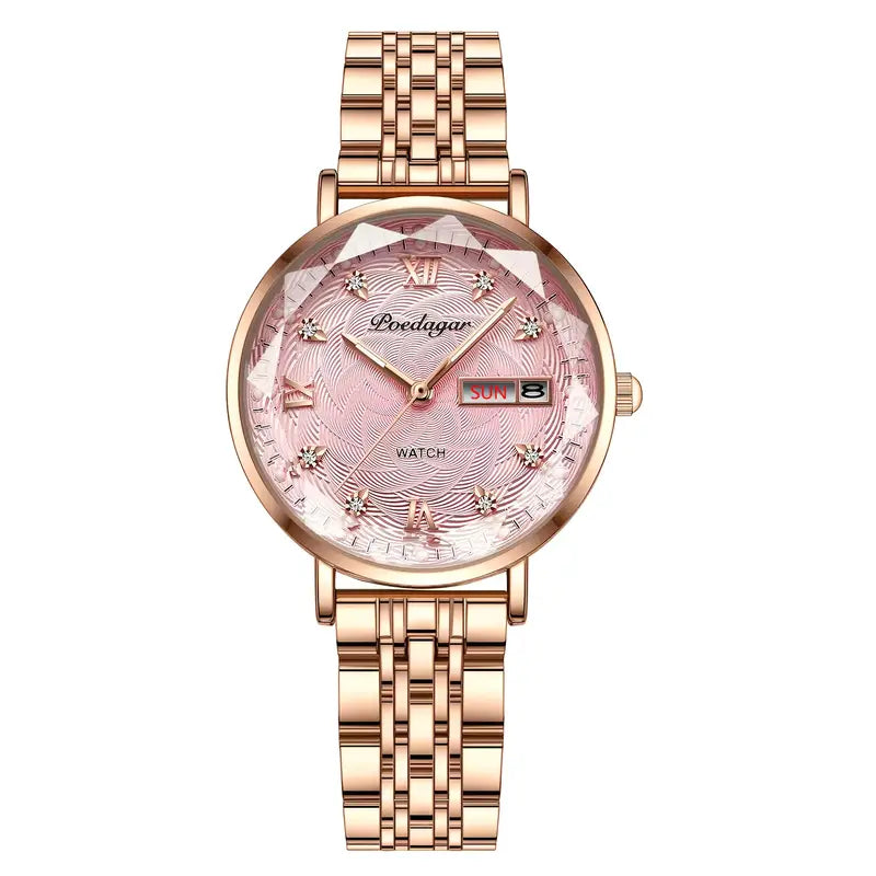 POEDAGAR Women's Luxury Quartz Watch