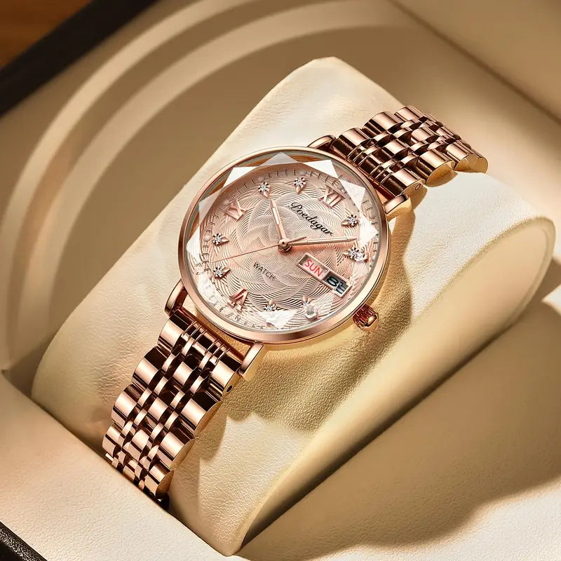 POEDAGAR Women's Luxury Quartz Watch