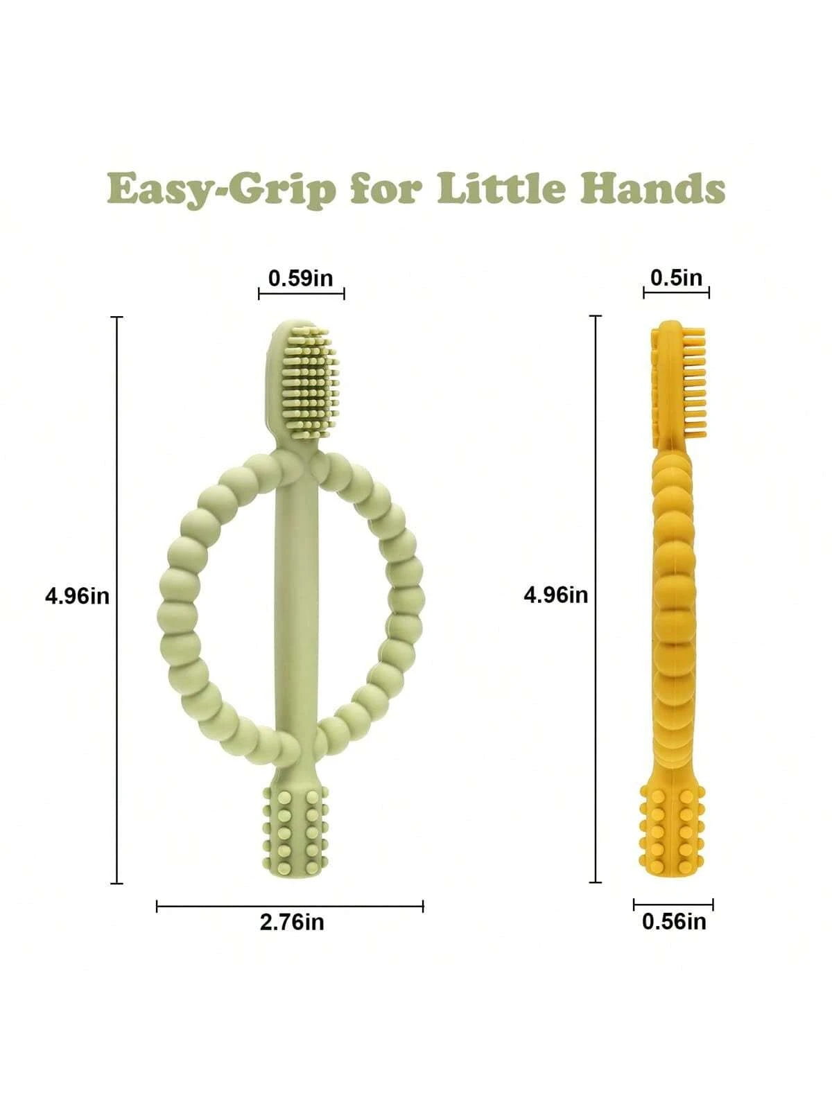 Silicone Baby Teether (6–18 Months)