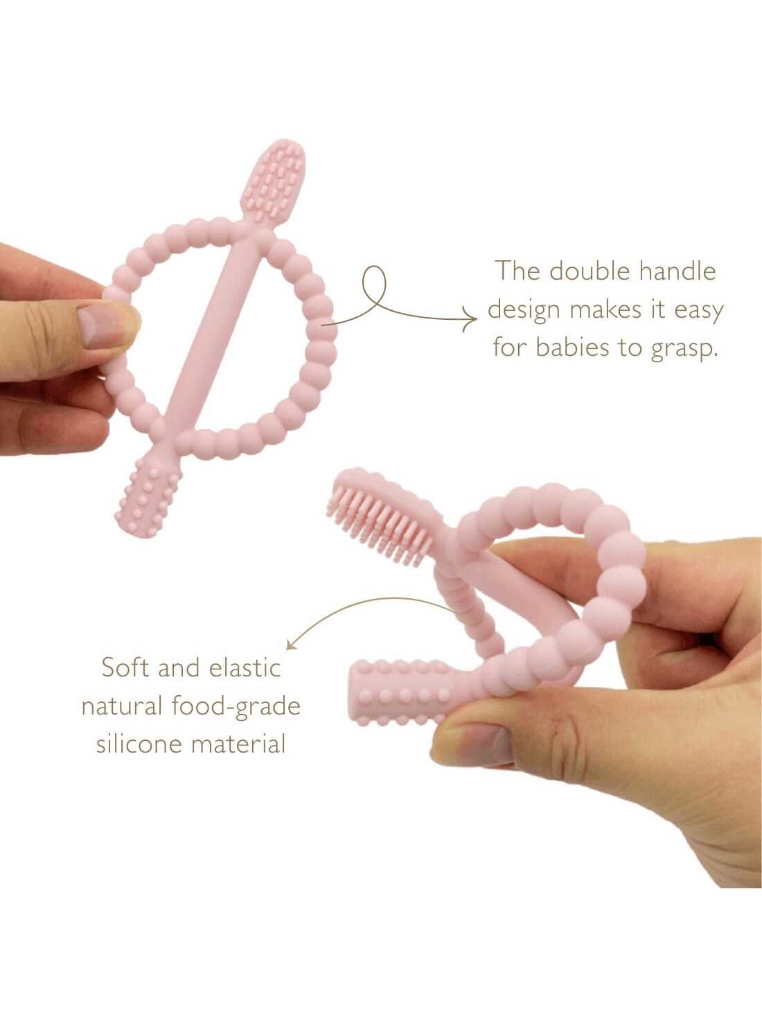 Silicone Baby Teether (6–18 Months)