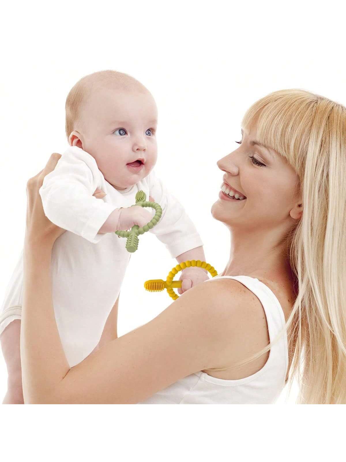 Silicone Baby Teether (6–18 Months)