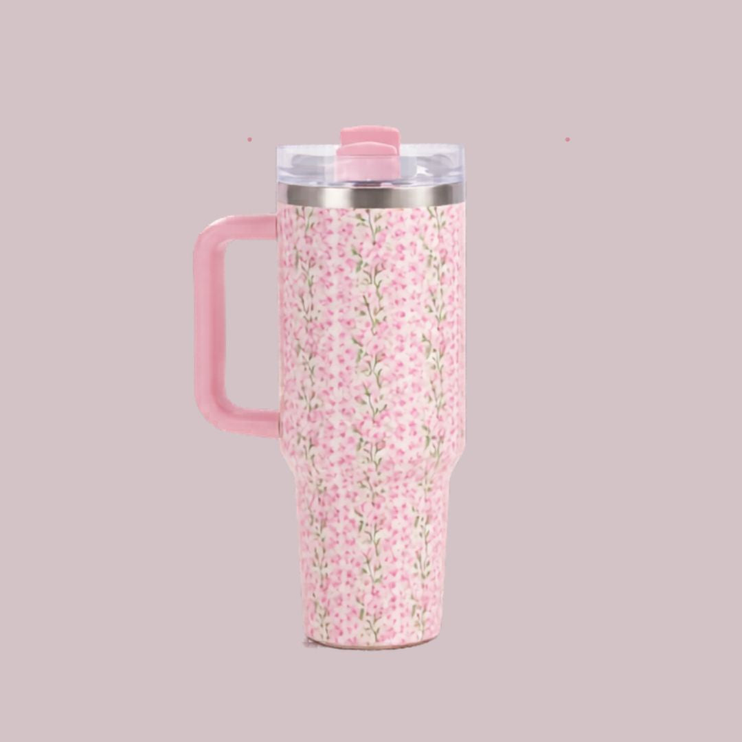 Yellotee 40oz Floral Stanley Tumbler Collection