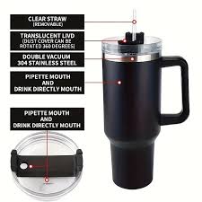 Yellotee 40oz Stanley Quencher Stainless Steel Vacuum Tumbler