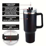 Yellotee 40oz Stanley Quencher Stainless Steel Vacuum Tumbler