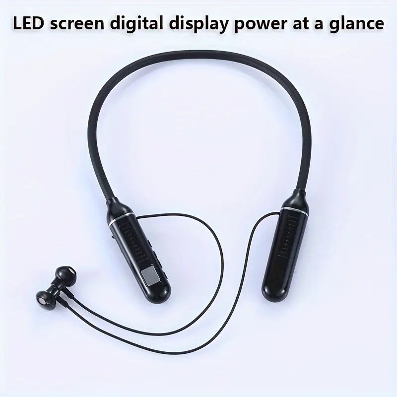 Yellotee Bluetooth 5.3 Wireless Neckband Earphones with TF Card Support