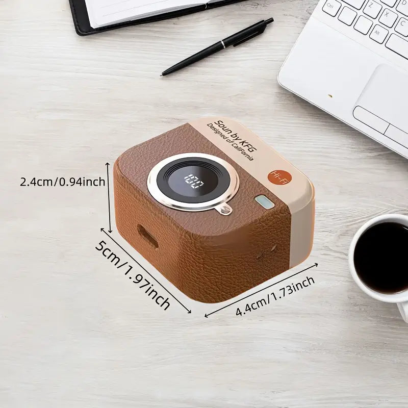 British Retro Wireless Earbuds with Microphone and Type-C Charging