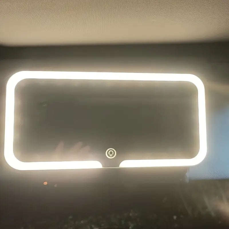 Cartoon LED Makeup Mirror with USB Charging – Eye-Protecting Portable Vanity Light