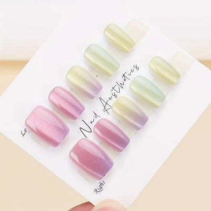 30-Piece Chameleon Effect Press-On Nails Set