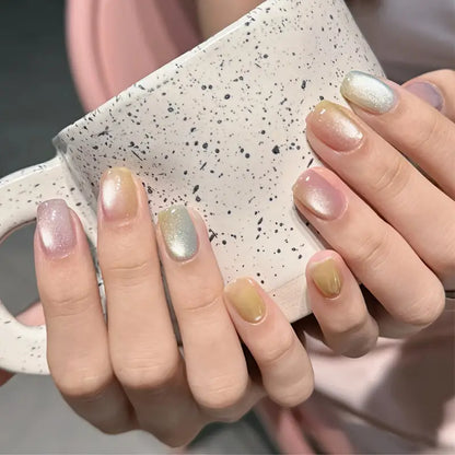 30-Piece Chameleon Effect Press-On Nails Set