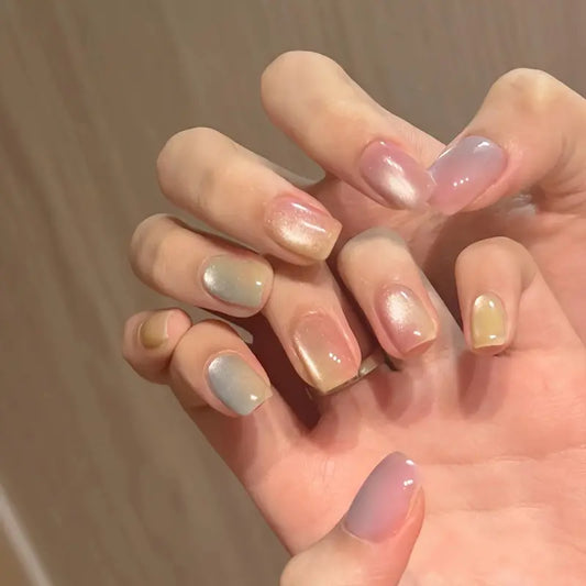 30-Piece Chameleon Effect Press-On Nails Set