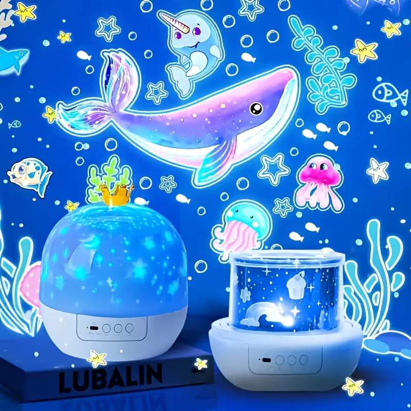 Yellotee Galaxy Star Projector Night Light with 21 Projection Films