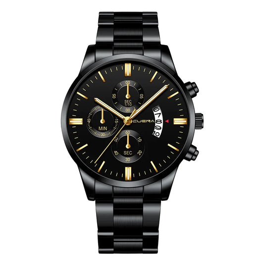 Yellotee GENEVA Luxury Men’s Watch Quartz Waterproof Casual Sports