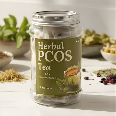 Herbal PCOS Tea – Natural Hormonal Balance & Wellness Blend